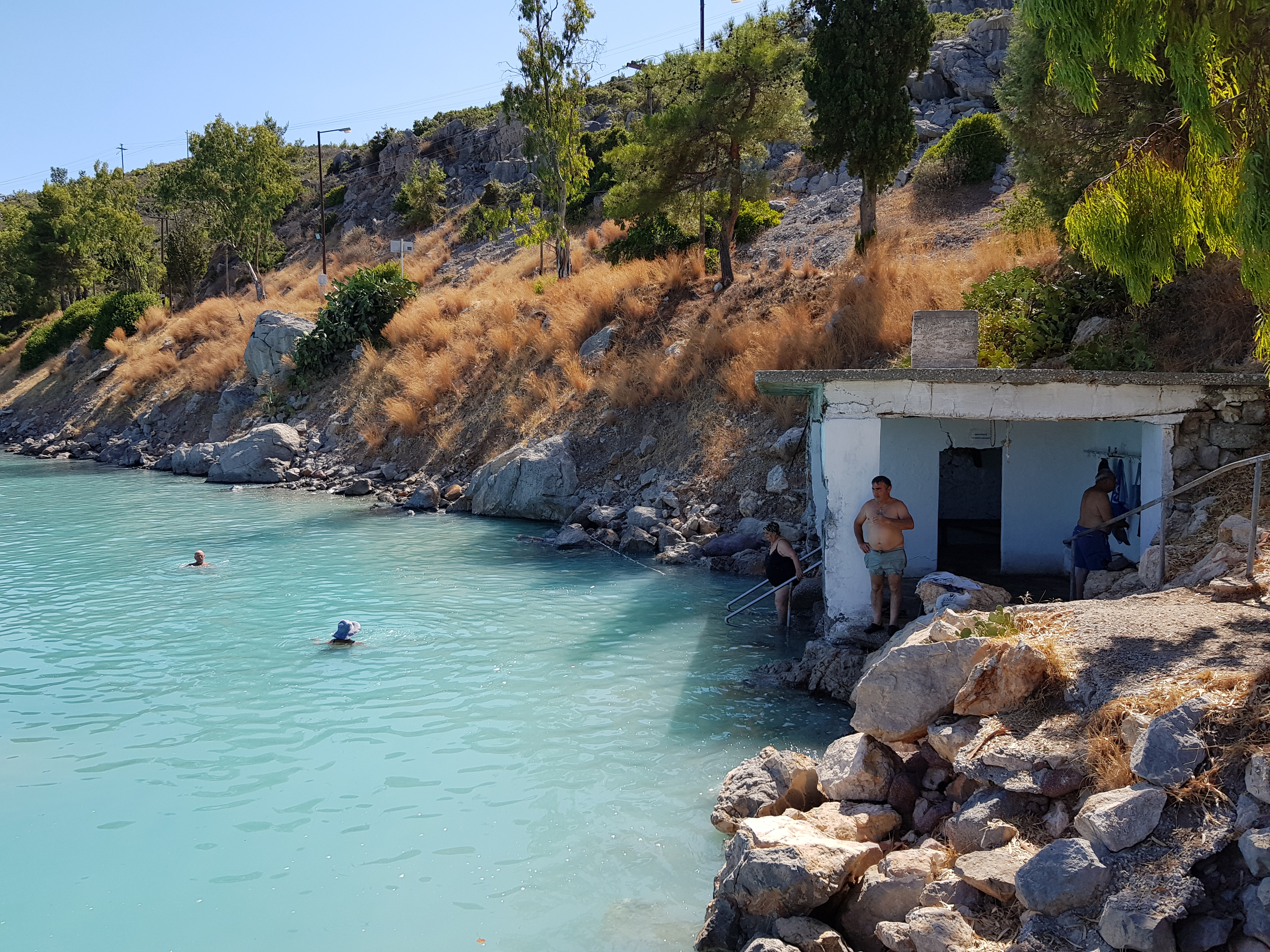 Methana, sulfur, spa