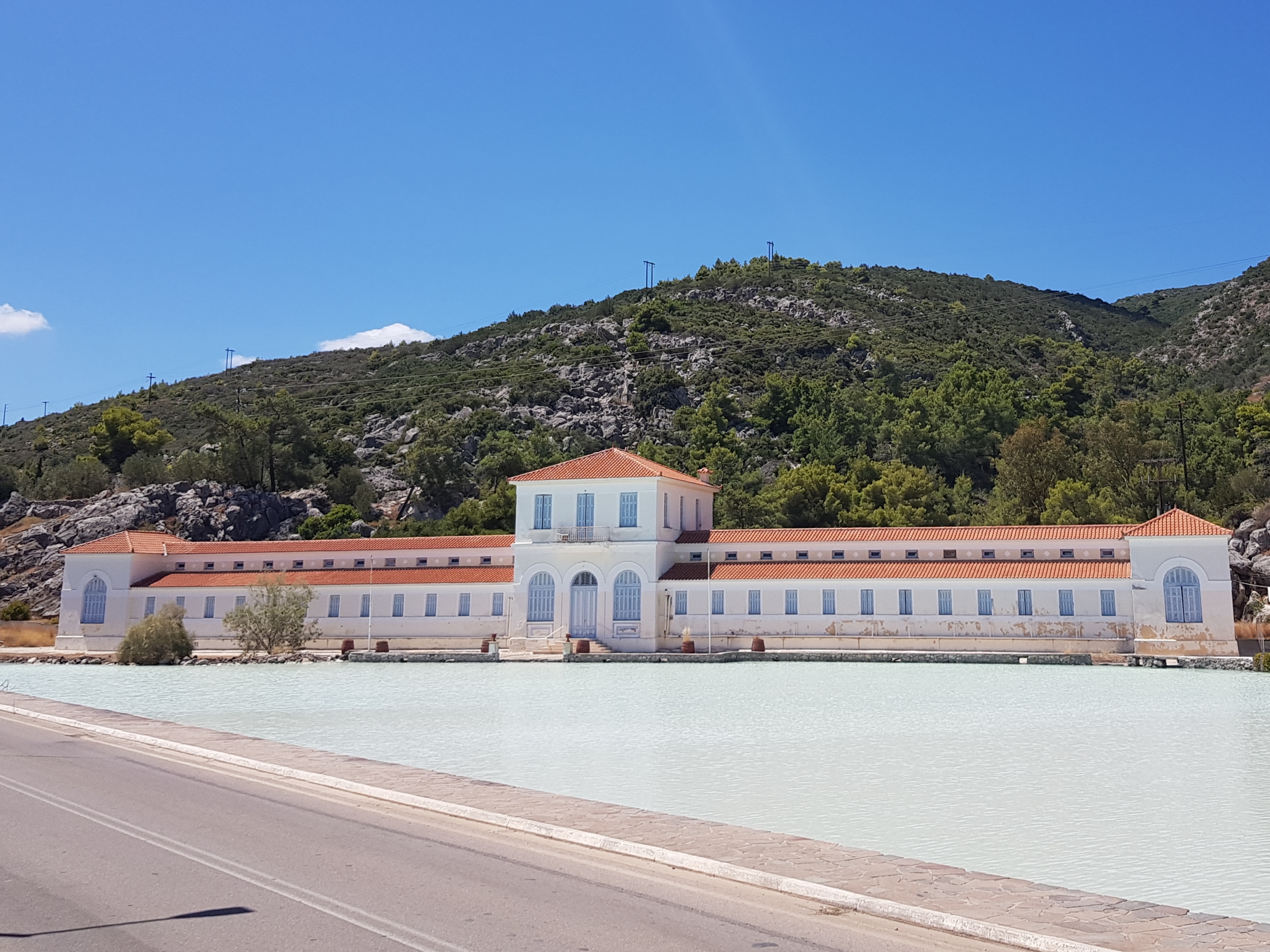 Methana, spa, sulfur, sulfur lake